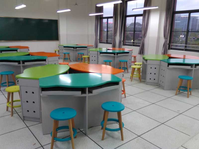 六边形电脑桌—彩色